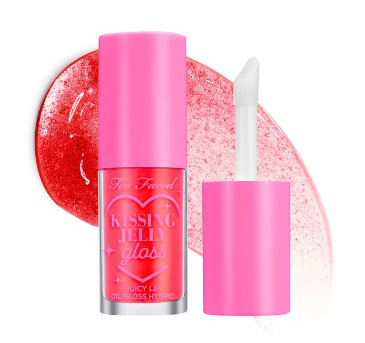Brilho Labial Too Faced Kissing Jelly Gloss 4,5ml  sour watermelon