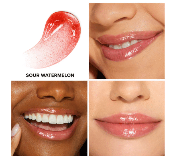 Brilho Labial Too Faced Kissing Jelly Gloss 4,5ml  sour watermelon - Image 3