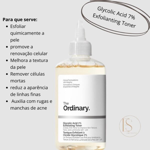 The Ordinary Glycolic Acid 7% Toning Solution 100ml - Imagem 3