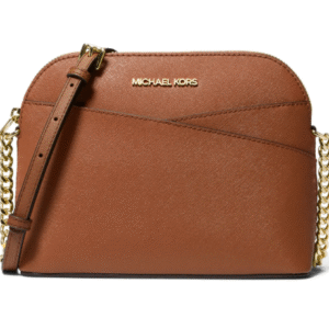 Bolsa Transversal Jet Set Logo Pequena couro