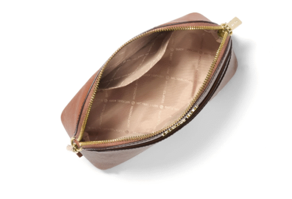 Bolsa Transversal Jet Set Logo Pequena couro - Image 3