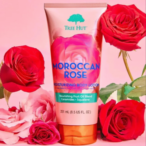 Tree Hut - Creme Hidratante Corporal Body Lotion Moroccan Rose - Imagem 4