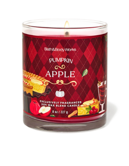 Vela aromática Bath & Body Works Pumpkin Apple