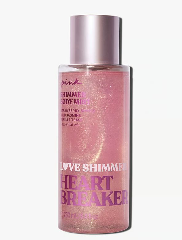 Body Mist Shimmer Heart Breaker - Victoria's Secret Pink
