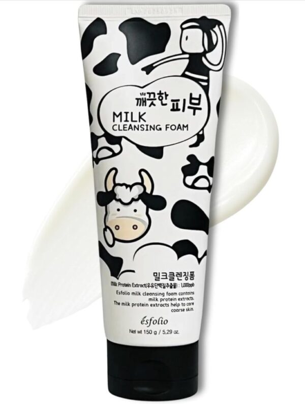 Esfolio Espuma de limpeza de leite